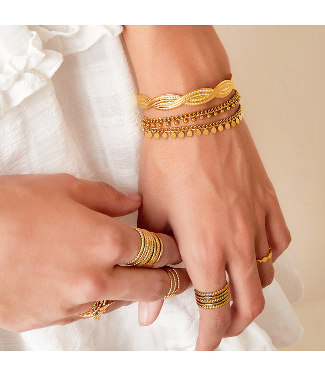 Gold Confetti Bracelet