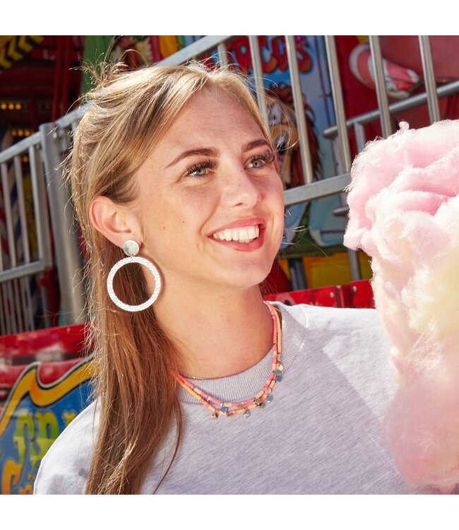 Surf with Me Necklace / Orange