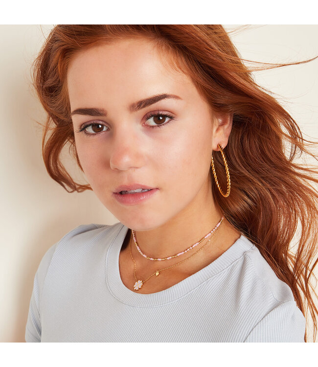 Pastel Clover Necklace