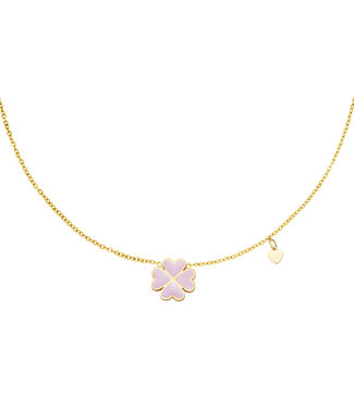 Pastel Clover Necklace