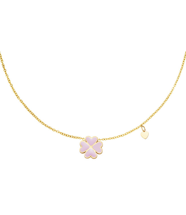 Pastel Clover Necklace