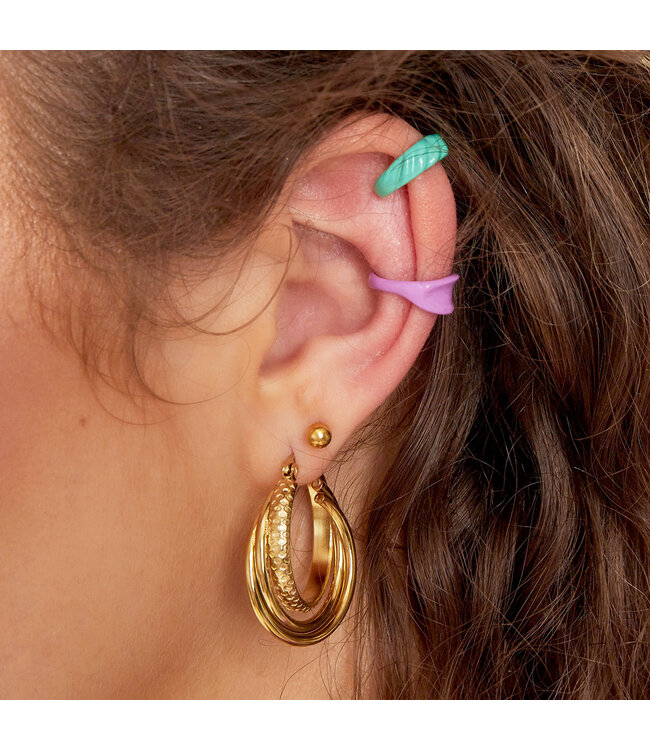 Modern Hoop Earrings