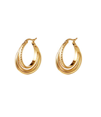 Modern Hoop Earrings