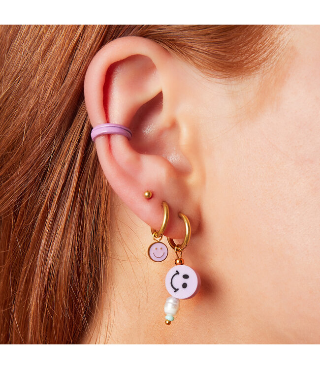 Smiley Pearl Earrings