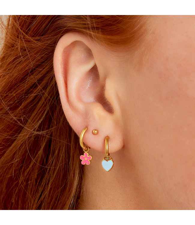 Pastel Heart Earrings