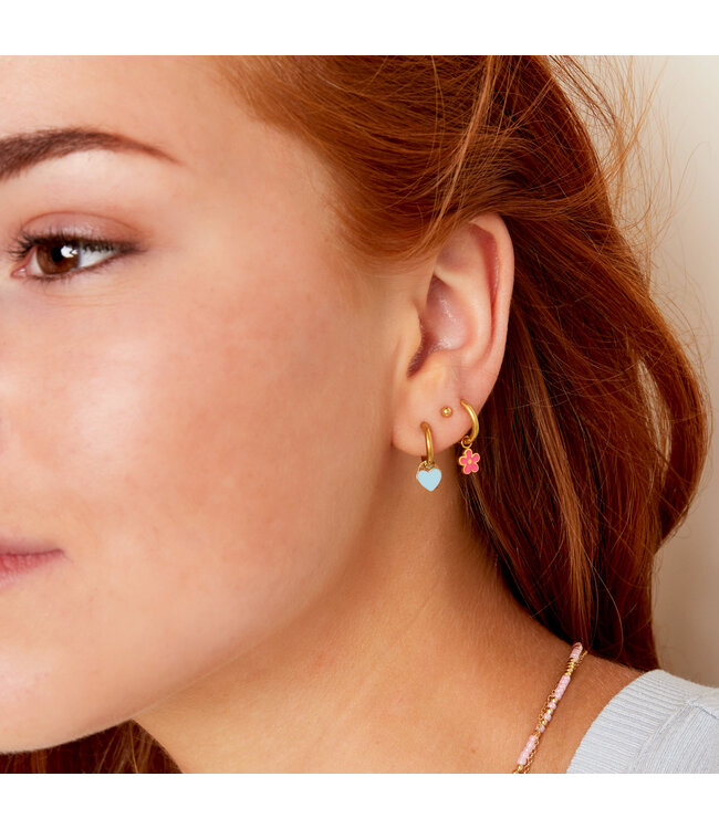 Pastel Flower Earrings