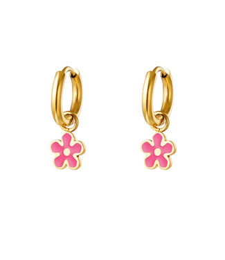 Pastel Flower Earrings