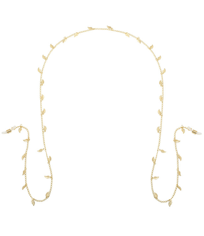 Gold Happy Leaf Sunglasses Cord