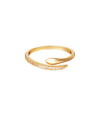 Gold Elegant Snake Ring