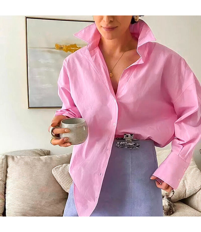 Oversized Blouse / Pink