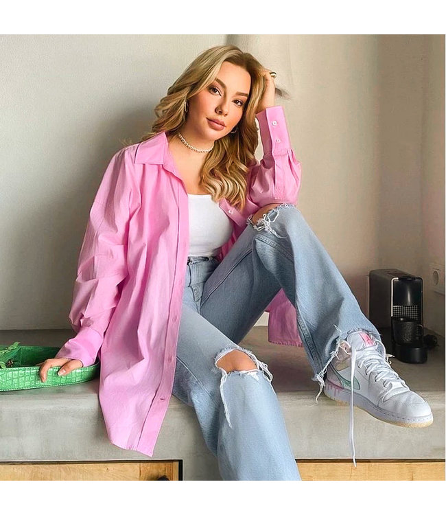 Oversized Blouse / Pink