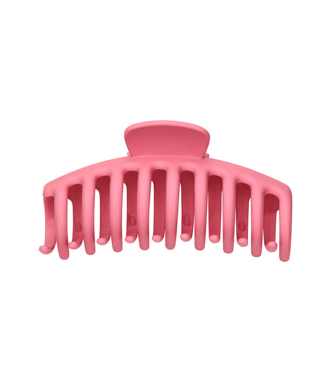 Matt Hair Clip / Candy Pink