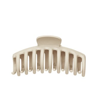 Matt Hair Clip / Beige