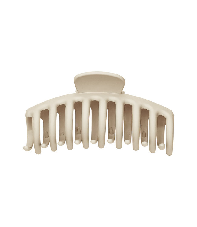 Matt Hair Clip / Beige