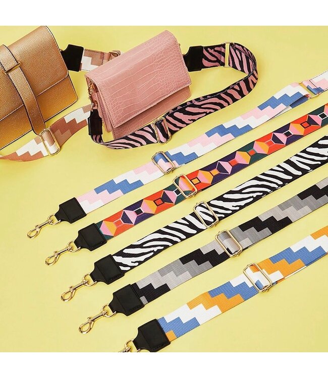 Blocks Bag Strap / Orange