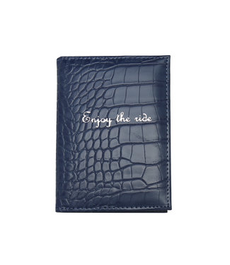Enjoy the Ride Passport Cover / Dark Blue