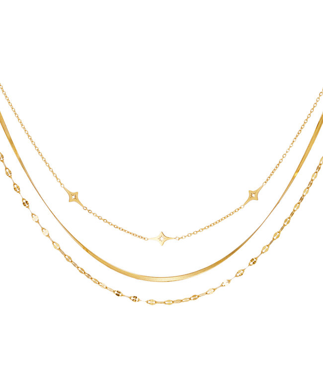 Triple Chain Necklace