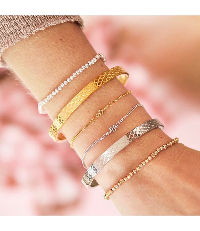 Bangle Snake Print Bracelet