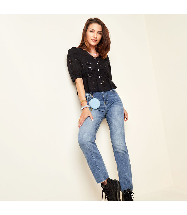 Anglaise Top / Black