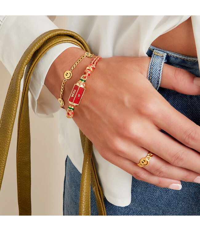 Gold Original Smiley Bracelet
