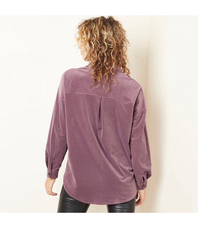 Corduroy Oversized Blouse