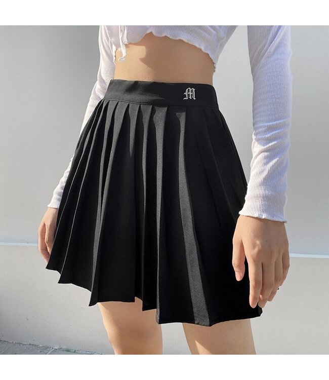 Basic Folds Skirt / Black