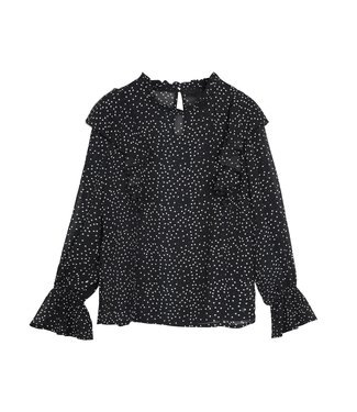 Dotted Blouse / Black