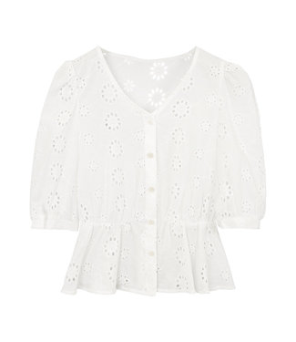 Anglaise Top / White
