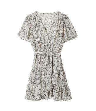 Dots All The Way Dress / Off White