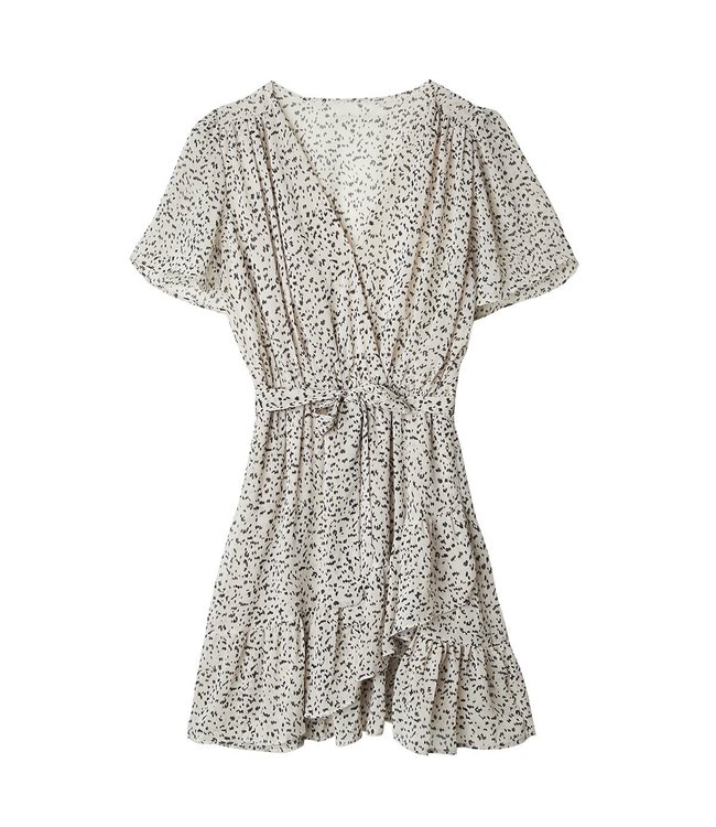 Dots All The Way Dress / Off White