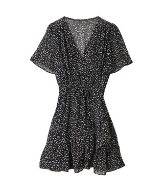 Dots All The Way Dress / Black