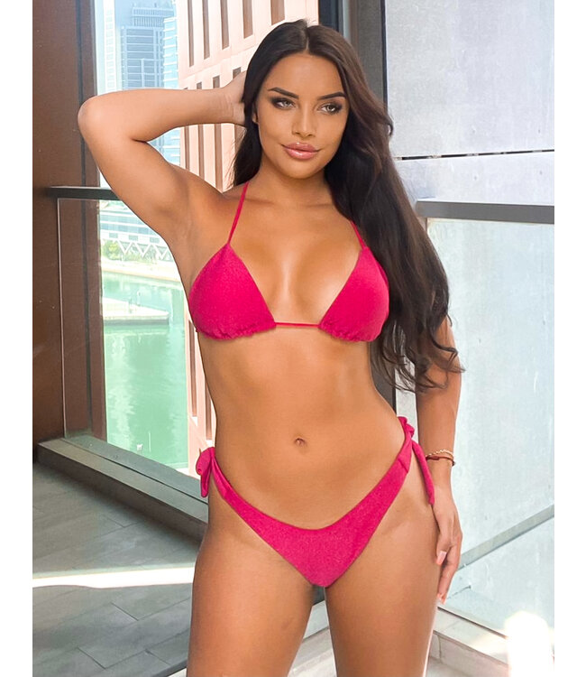 Triangle Bikini / Fuchsia