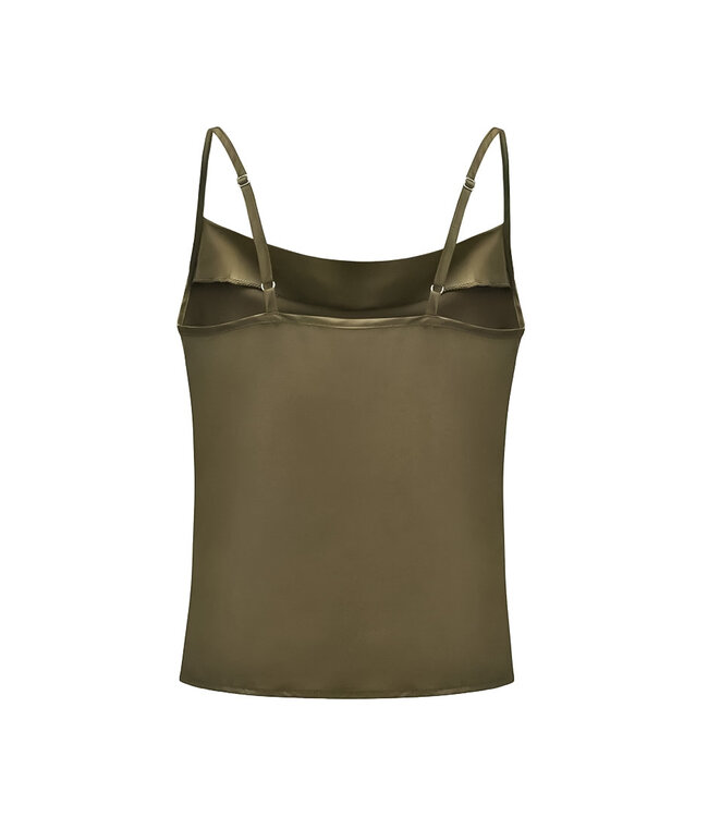 Satin Top / Army Green