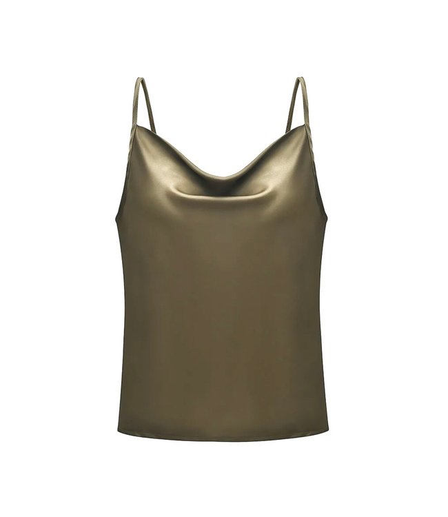 Satin Top / Army Green