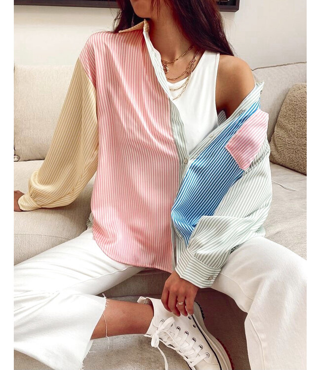 Oversized Blouse / Rainbow