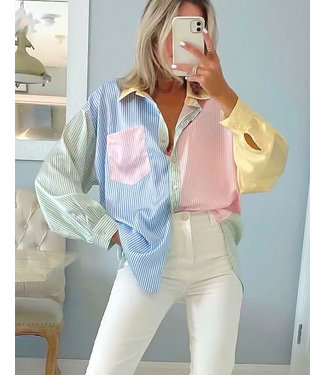 Oversized Blouse / Rainbow