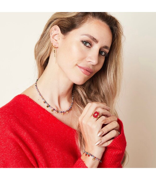 Surf with Me Necklace / Colorful