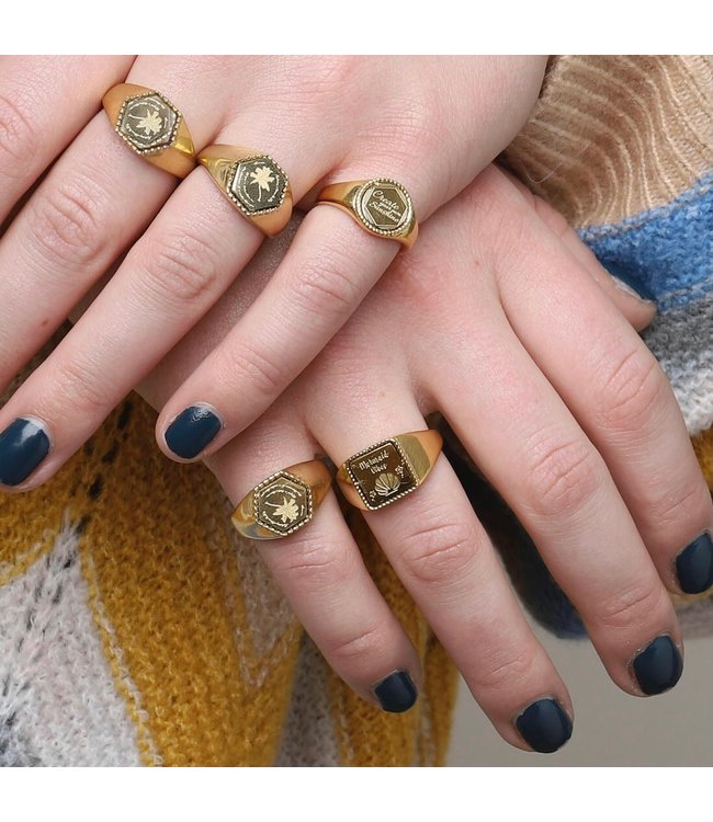 Mermaid Vibes Signet Ring