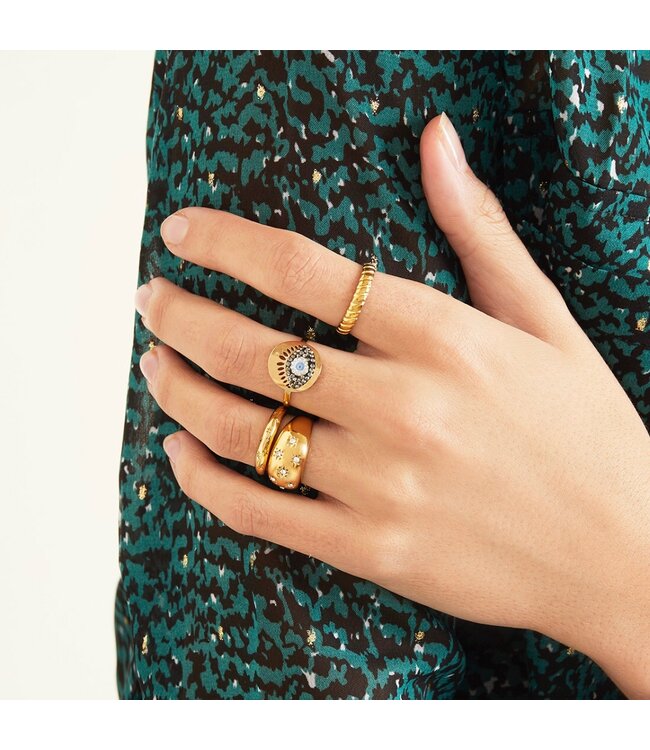 Gold Starry Sky Ring