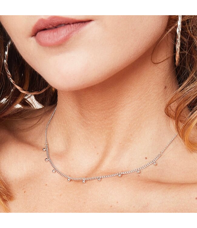 Silver Tiny Love Necklace