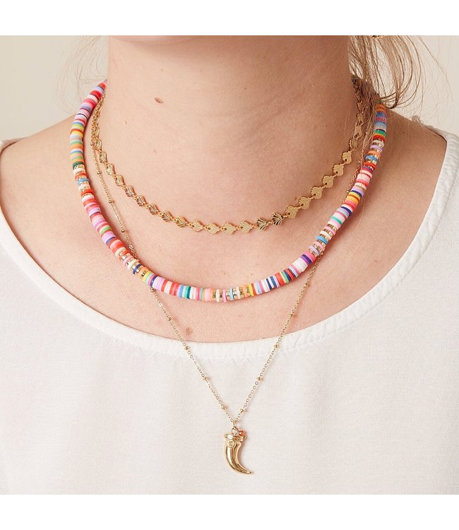 Ride the Waves Necklace / Colorful