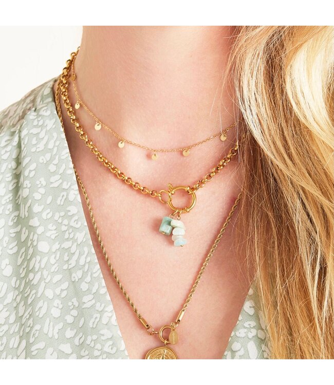 Floating Coins Necklace