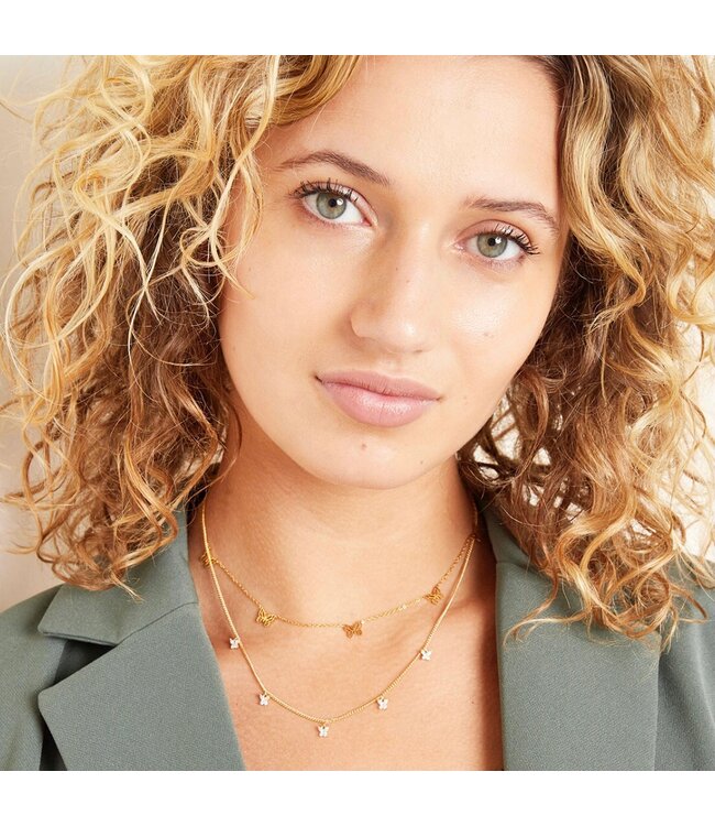 Shiny Butterfly Necklace