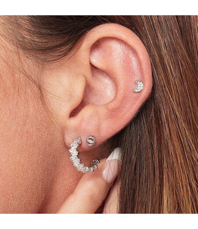 Abstract Stud Earrings