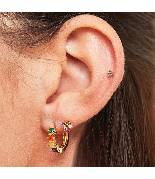 Mini Triangle Stud Earrings