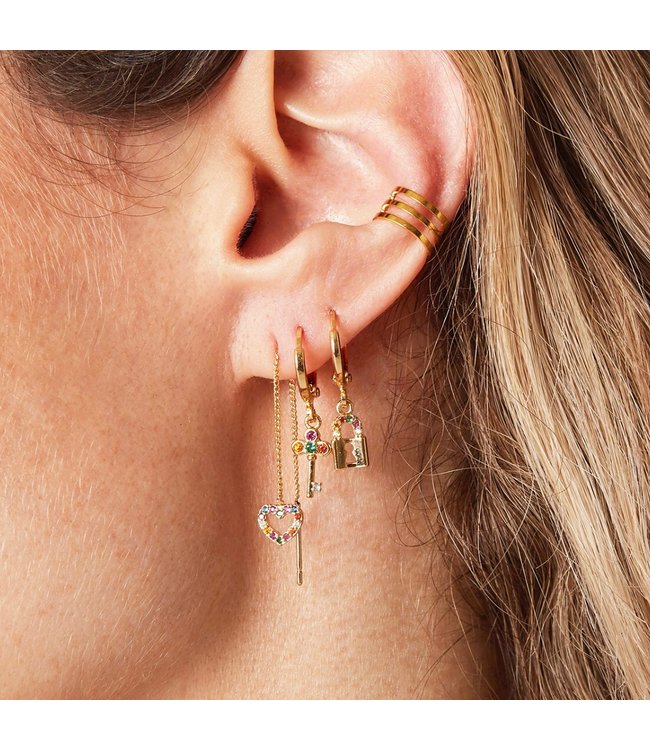 Heart Dangle Earrings