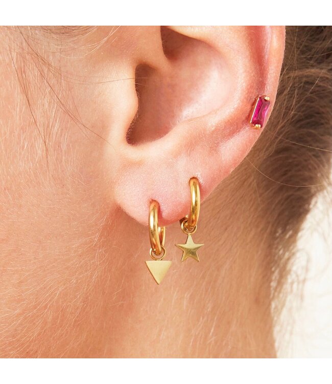 Gold Star Earrings