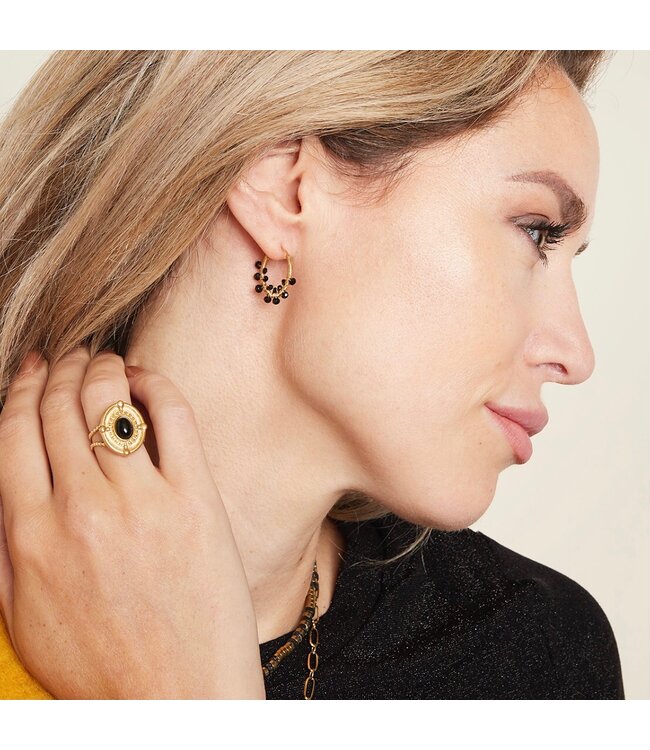 Colorful Crystal Beads Earrings