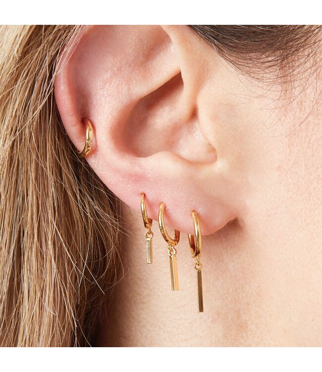 Minimalistic Bar Earrings Set