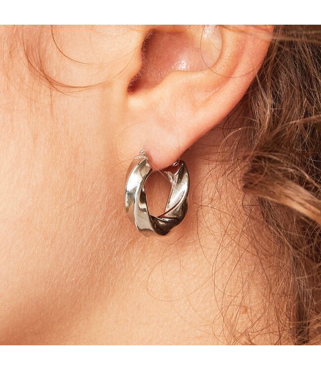 Swirl Hoops Earrings